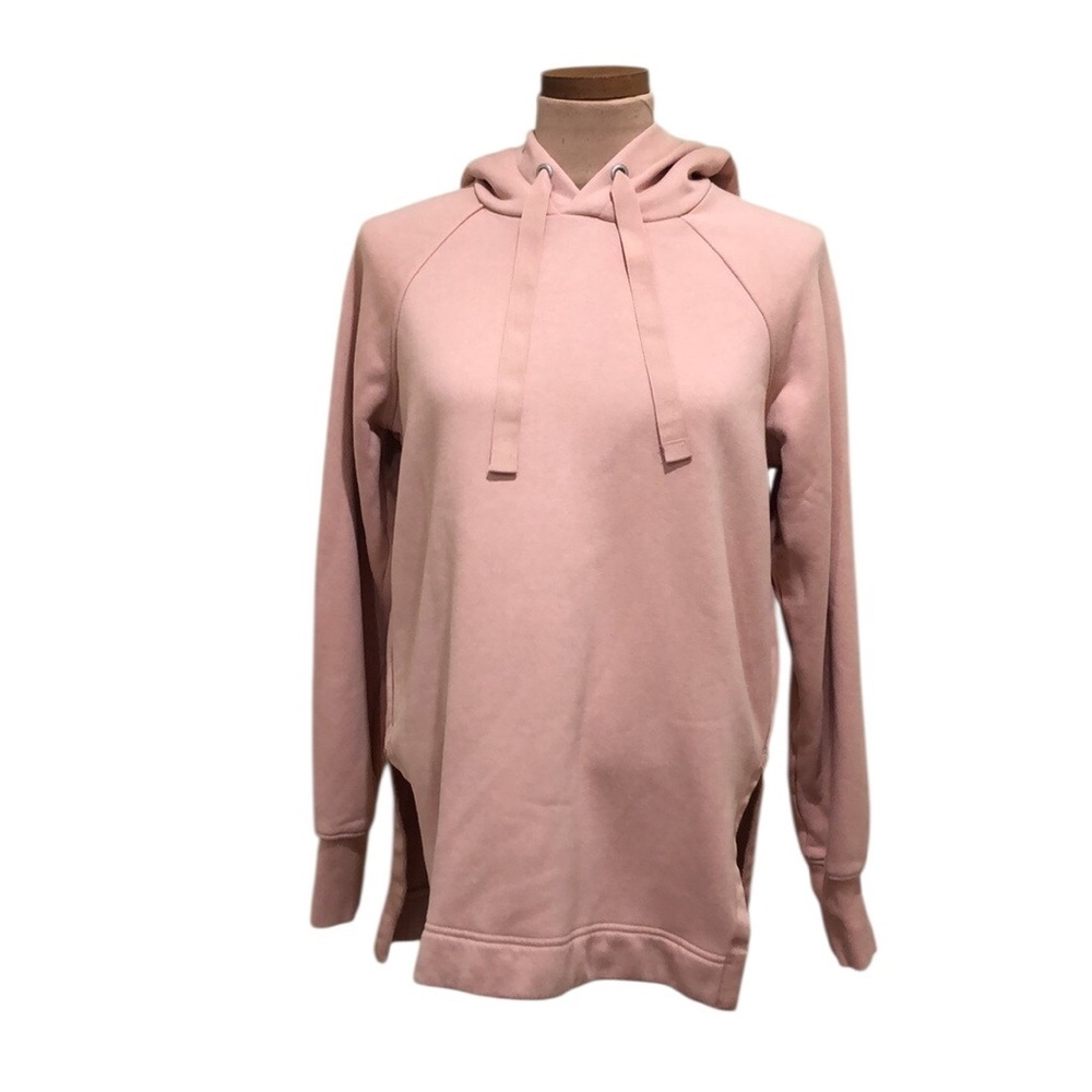 COS Hooded Sweatshirt Size Small Blush Pink Fleece Lined Hoodie